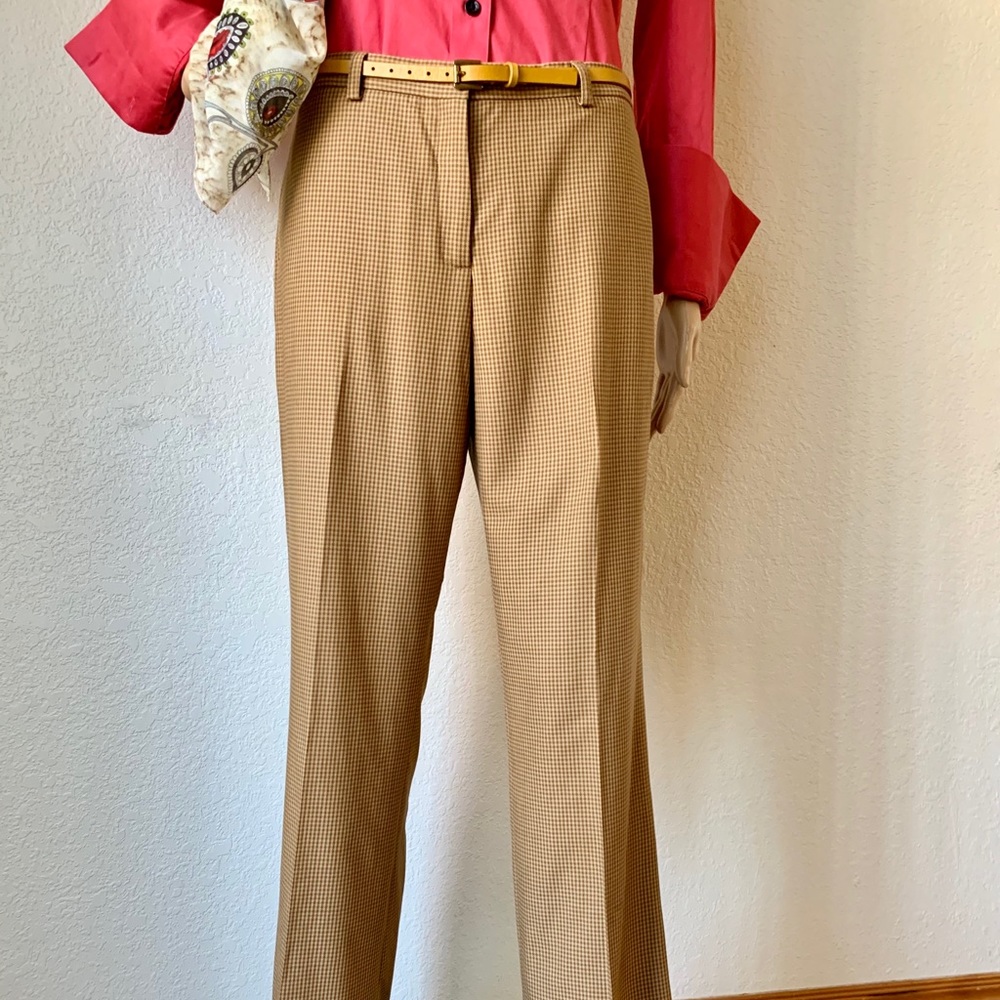 Vintage J.Crew wool plaid pants cropped pant